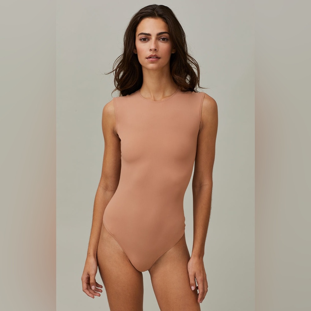 Alix NYC Lenox Bodysuit in Nude Sz S